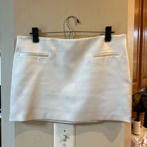 Zara White Mini Skirt